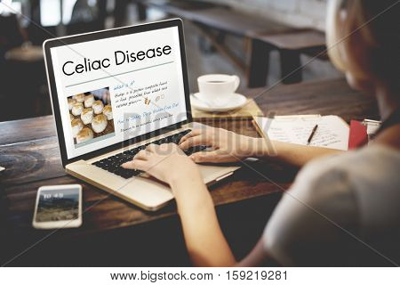 Gluten Free Celiac Disease Concept