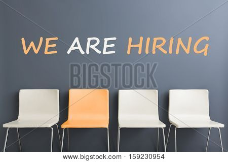 chair interior wall room white modern minimalistic comfortable gray new design small decorative style table nobody minimalism concept - stock image
