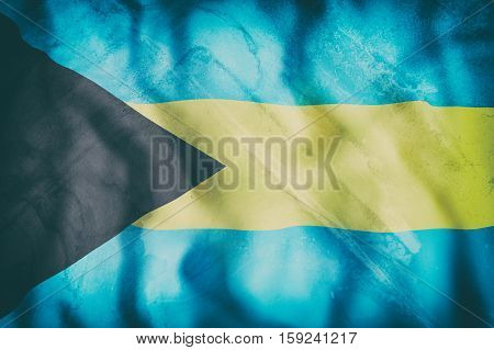 Bahamas Flag Waving