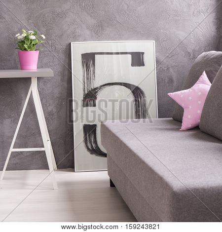 Minimalist Modern Interior With Sofa