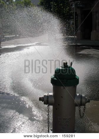 Sprühen Feuer Hydrant