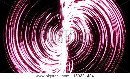 Abstract background with red swirl particles. Art background