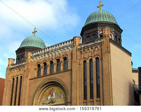 Toronto Canada - November 17 2015: Greek Orthodox Church.