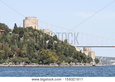 Rumelian Castle In Istanbul City