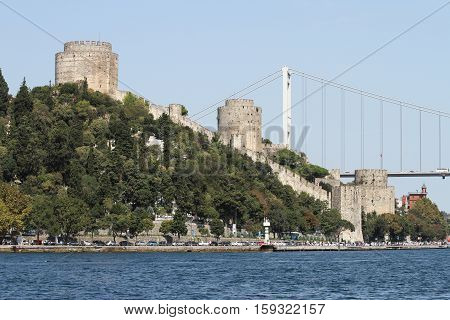 Rumelian Castle In Istanbul City
