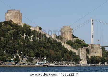 Rumelian Castle In Istanbul City