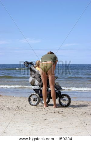 Woman With Stroller