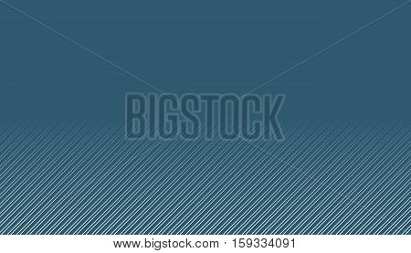 Soft white thin lines on blue background