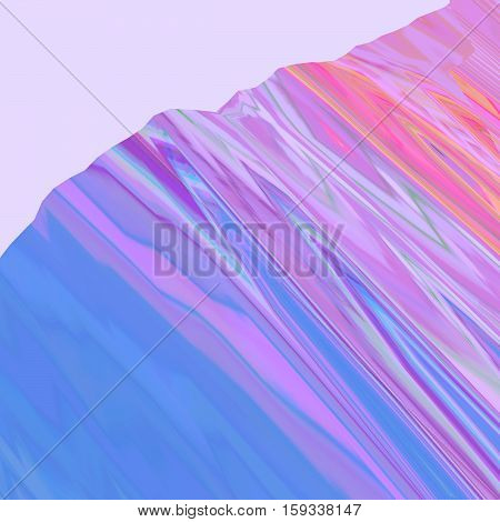 Background of glitch manipulations. Abstract shapes in blue and pink colors. It can be used for web design and visualization of music.