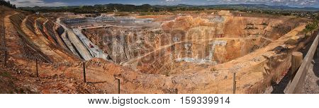 Martha gold mine in Waihi in New Zealand