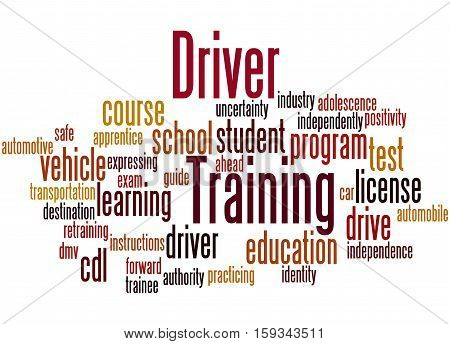 Driver Training, Word Cloud Concept 3