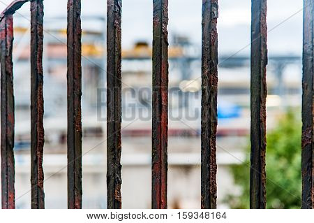 View of the city, streets and several monuments , Edinburgh, Scotland