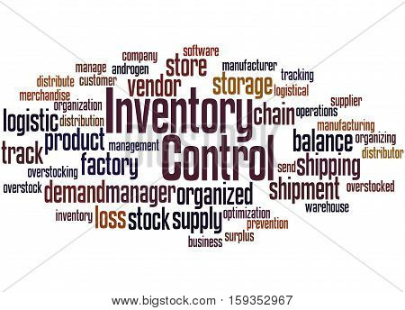 Inventory Control, Word Cloud Concept 4