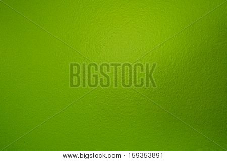 Macro of a green colored wall texture background