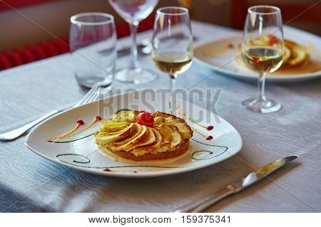 Delicious Fish Tartlet With Vegetables
