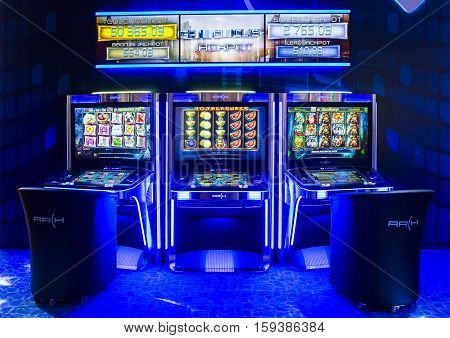 Gaming Slot Machines In A Casino