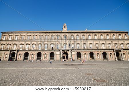 NAPLES ITALY AUGUST 19 2013 - Square 