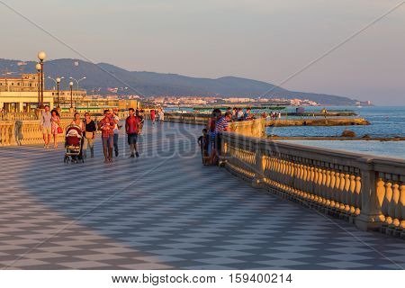 Terrazza Mascagni In Livorno, Italy