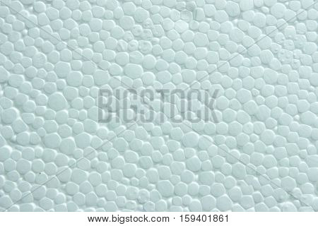 Polystyrene foam texture. background from the white surface of foam plastic