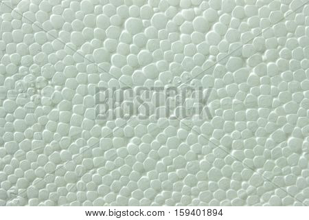 Polystyrene foam texture. background from the white surface of foam plastic