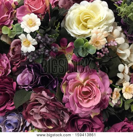 Rose Fack Flower, Vintage Stye