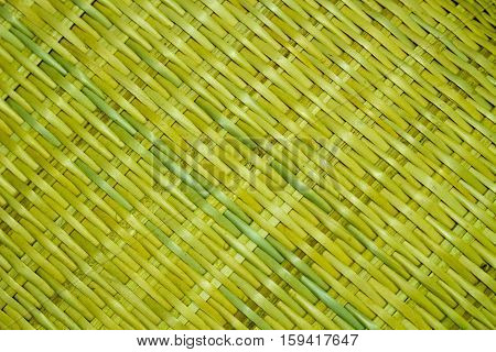 Thai asian Wickerwork interlace abstract wall background