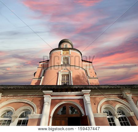 Donskoy Monastery. Medieval Russian Churches On The Territory -- Monastery Was Established In 1591 A