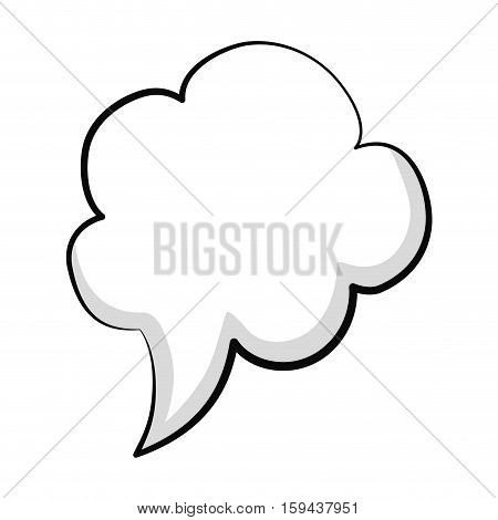 Comic bubble speakbox icon vector illustration graphic design