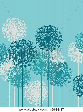 Floral Background. Illustration vectorielle.