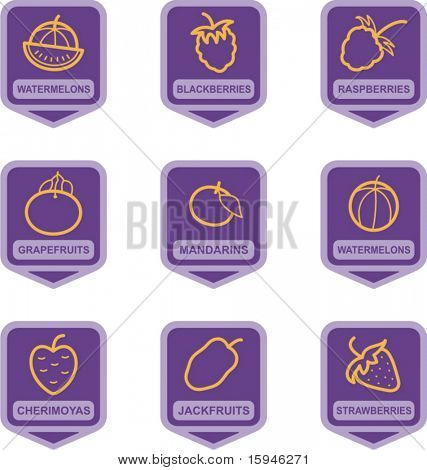 Merchandise Pictogram Series - Fruits