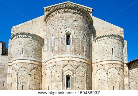 Italy Fossacesia the St. Giovanni abbey (XIII century)