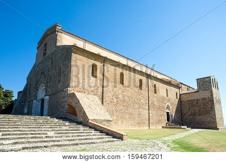 Italy Fossacesia the St. Giovanni abbey (XIII century)