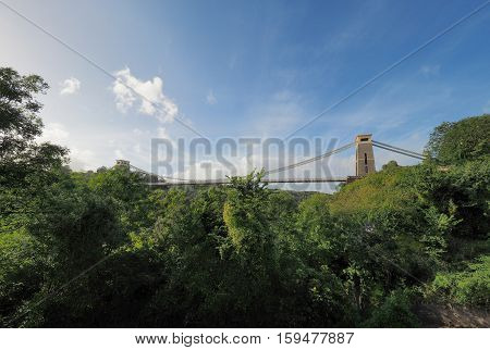 Clifton Suspension Bridge In Bristol