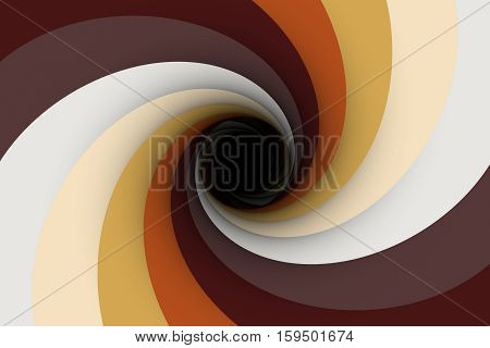 black hole multicolored background vortex 3d illustration