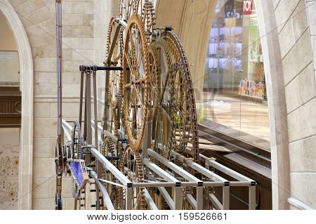 MOSCOW, RUSSIA - APRIL 28,2015: Interior Central children's store on Lubyanka (opened in April 2015 after extensive reconstruction), Moscow, Russia
