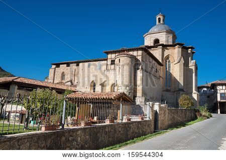 Valpuesta ancient monastery origin of the spanish lenguage. Burgos Spain.