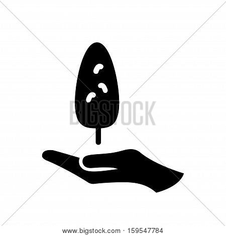 Tree Icon. Flat illustration isolated vector sign symbol