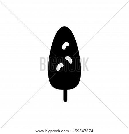 Tree Icon. Flat illustration isolated vector sign symbol