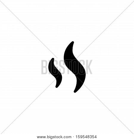 Smoke Icon. Flat illustration isolated vector sign symbol