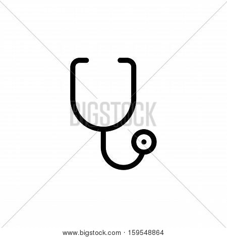 Doctor Icon. Flat illustration isolated vector sign symbol