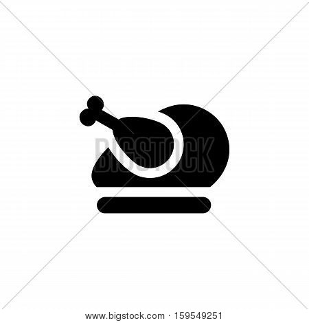 Broiler Icon. Flat illustration isolated vector sign symbol