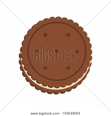 delicious cookie Cartoon icon vector illustration graphic design