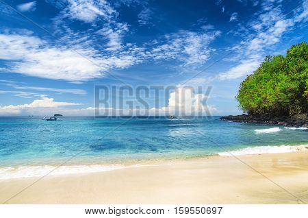 Tropical Beach. Padangbai, Bali, Indonesia