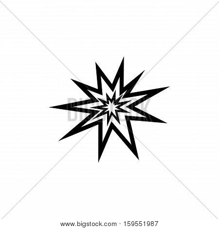 Explosion Icon. Flat illustration isolated vector sign symbol