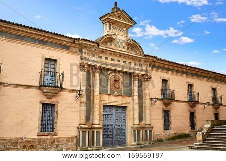 Zamora obispado building in spain by Via de la Plata way exterior image shot from public floor
