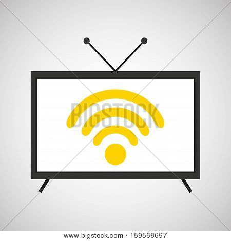 screen tv movie online internet vector illustration eps 10
