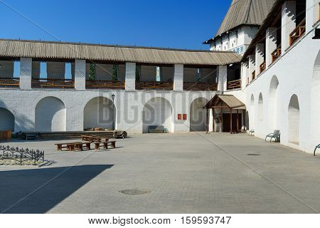 Artillery Tower And Yard Of Kremlin In Astrakhan