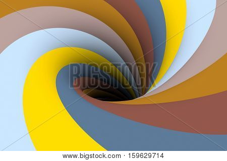 black hole multicolored background vortex 3d illustration