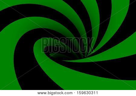 black hole multicolored background vortex green 3d illustration