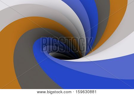 black hole multicolored background vortex 3d illustration